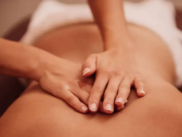 woman getting massage